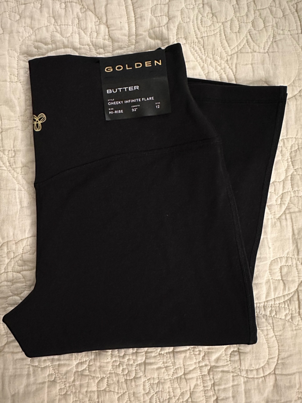 Brand New Aritzia Black Hi-Rise Flare Legging
